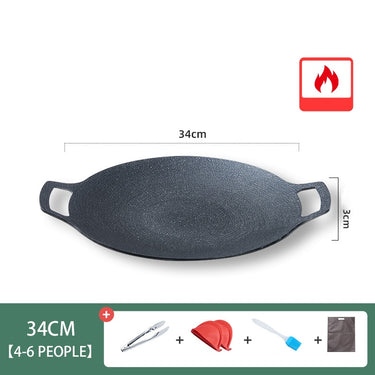 NomadFlame Round Fusion Grill: Portable Korean Barbecue Pan